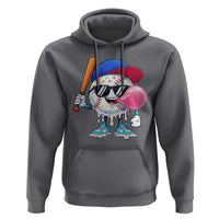 Baseball Bubble Gum Sports Game Day Hoodie