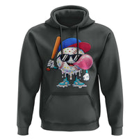 Baseball Bubble Gum Sports Game Day Hoodie