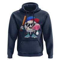 Baseball Bubble Gum Sports Game Day Hoodie
