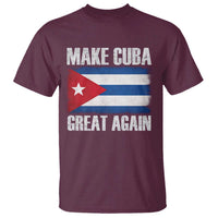 Make Cuba Great Again T Shirt Vintage Cuban Map