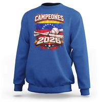 Venezuela Campeones 2026 Baseball Championship Sweatshirt Vintage Venezuelan Flag