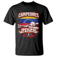 Venezuela Campeones 2026 Baseball Championship T Shirt Vintage Venezuelan Flag