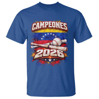 Venezuela Campeones 2026 Baseball Championship T Shirt Vintage Venezuelan Flag