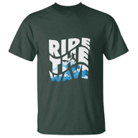 Surfing T Shirt Ride The Wave Surfer Boardsport Wave - Wonder Print Shop