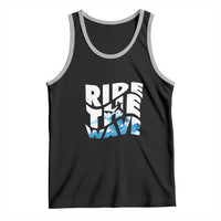 Surfing Tank Top Ride The Wave Surfer Boardsport Wave - Wonder Print Shop