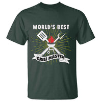 Grilling Barbecue T Shirt World's Best Grill Master BBQ Smoker - Wonder Print Shop