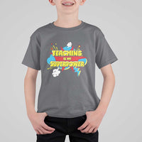 Teachers T Shirt For Kid Teaching Is My Super Power Retro Comic - Wonder Print Shop