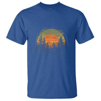 Retro Forest Trees Outdoors Nature Lover T Shirt