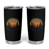 Retro Forest Trees Outdoors Nature Lover Tumbler Cup