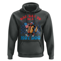 Bad Day To Be A Hot Dog 4th of July Hoodie Funny BBQ Grilling