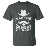 Funny Cowboy T Shirt Been Doin' Cowboy Shit Western Retro Hat - Wonder Print Shop