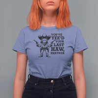 Funny Cowboy Frog T Shirt For Women Vintage You've Yee'd Your Last Haw Partner - Wonder Print Shop