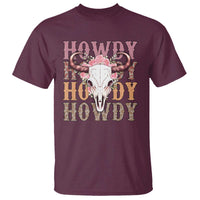 Country Cowgirl T Shirt Howdy Rodeo Cowboy Flower Skull - Wonder Print Shop