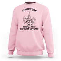 Aunt Unicorn Sweatshirt Aunticorn Like A Normal Aunt Only More Awesome - Wonder Print Shop