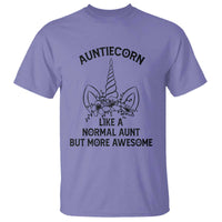 Aunt Unicorn T Shirt Aunticorn Like A Normal Aunt Only More Awesome - Wonder Print Shop
