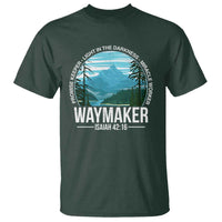 Christian T Shirt Waymaker Promise Keeper Light In The Darkness Miracle Worker Bible Verse - Wonder Print Shop