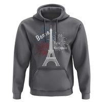 Eiffel Tower France Hoodie Bonne Fete Natiionale Paris Bastille Day - Wonder Print Shop
