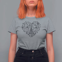 Eiffel Tower France T Shirt For Women Ole French Paris Sport Lover - Wonder Print Shop