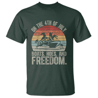 Funny On The 4th Of July Boats Hoes And Freedom T Shirt - Wonder Print Shop