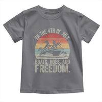 Funny On The 4th Of July Boats Hoes And Freedom Toddler T Shirt - Wonder Print Shop