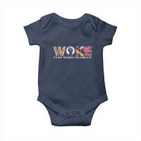 Woke It's Not The Insult You Think It Is Baby Onesie Feminist Social Justice - Wonder Print Shop