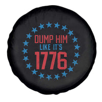 Funny Dump Him Like It's 1776 Spare Tire Cover Stars Political Sattire - Wonder Print Shop