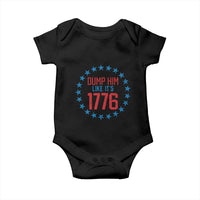 Funny Dump Him Like It's 1776 Baby Onesie Stars Political Sattire - Wonder Print Shop