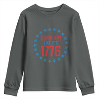 Funny Dump Him Like It's 1776 Youth Sweatshirt Stars Political Sattire - Wonder Print Shop