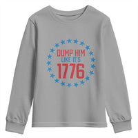 Funny Dump Him Like It's 1776 Youth Sweatshirt Stars Political Sattire - Wonder Print Shop