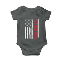 Not Our War Vintage American Flag Baby Onesie Pacifists Peace - Wonder Print Shop