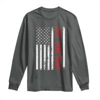 Not Our War Vintage American Flag Long Sleeve Shirt Pacifists Peace - Wonder Print Shop