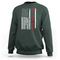 Not Our War Vintage American Flag Sweatshirt Pacifists Peace - Wonder Print Shop