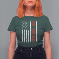 Not Our War Vintage American Flag T Shirt For Women Pacifists Peace - Wonder Print Shop