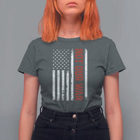 Not Our War Vintage American Flag T Shirt For Women Pacifists Peace - Wonder Print Shop