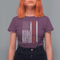 Not Our War Vintage American Flag T Shirt For Women Pacifists Peace - Wonder Print Shop