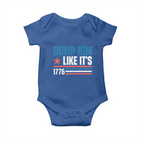 Funny Dump Him Like It's 1776 Baby Onesie Star And Stripes - Wonder Print Shop