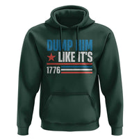 Funny Dump Him Like It's 1776 Hoodie Star And Stripes - Wonder Print Shop