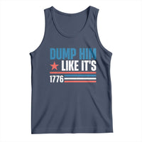 Funny Dump Him Like It's 1776 Tank Top Star And Stripes - Wonder Print Shop