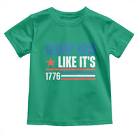 Funny Dump Him Like It's 1776 Toddler T Shirt Star And Stripes - Wonder Print Shop