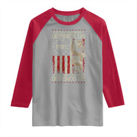 The First Amendment Defines Us The Second Defend Us Raglan Shirt Vintage American Flag - Wonder Print Shop
