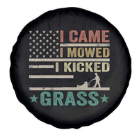 Funny I Came I Mowed I Kicked Grass Spare Tire Cover Lawn Mowing Gardener - Wonder Print Shop