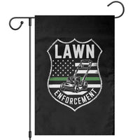 Funny Lawn Enforcement Garden Flag Gardening Lawn Mower American Flag - Wonder Print Shop