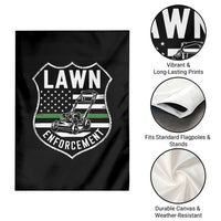 Funny Lawn Enforcement Garden Flag Gardening Lawn Mower American Flag - Wonder Print Shop