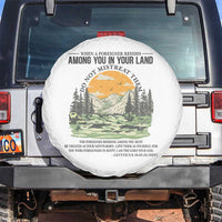 When A Foreigner Resides Among You In Your Land Do Not Mistreat Them Spare Tire Cover Bible Verse - Wonder Print Shop