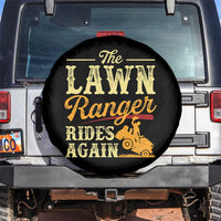 Funny The Lawn Ranger Rides Again Spare Tire Cover Lawn Tractor Mowing Western Cowboy - Wonder Print Shop