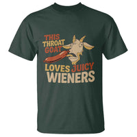 Funny This Throat Goat Loves Juicy Wieners T Shirt Adult Jokes - Wonder Print Shop