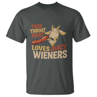 Funny This Throat Goat Loves Juicy Wieners T Shirt Adult Jokes - Wonder Print Shop