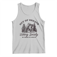 Funny Raccoon Outdoor Mountain Hiker Tank Top Out Of Breath Hiking Society Be There In A Minute - Wonder Print Shop