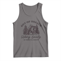 Funny Raccoon Outdoor Mountain Hiker Tank Top Out Of Breath Hiking Society Be There In A Minute - Wonder Print Shop