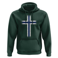 Norway Flag Distressed Nordic Symbol Norwegian Fans Hoodie